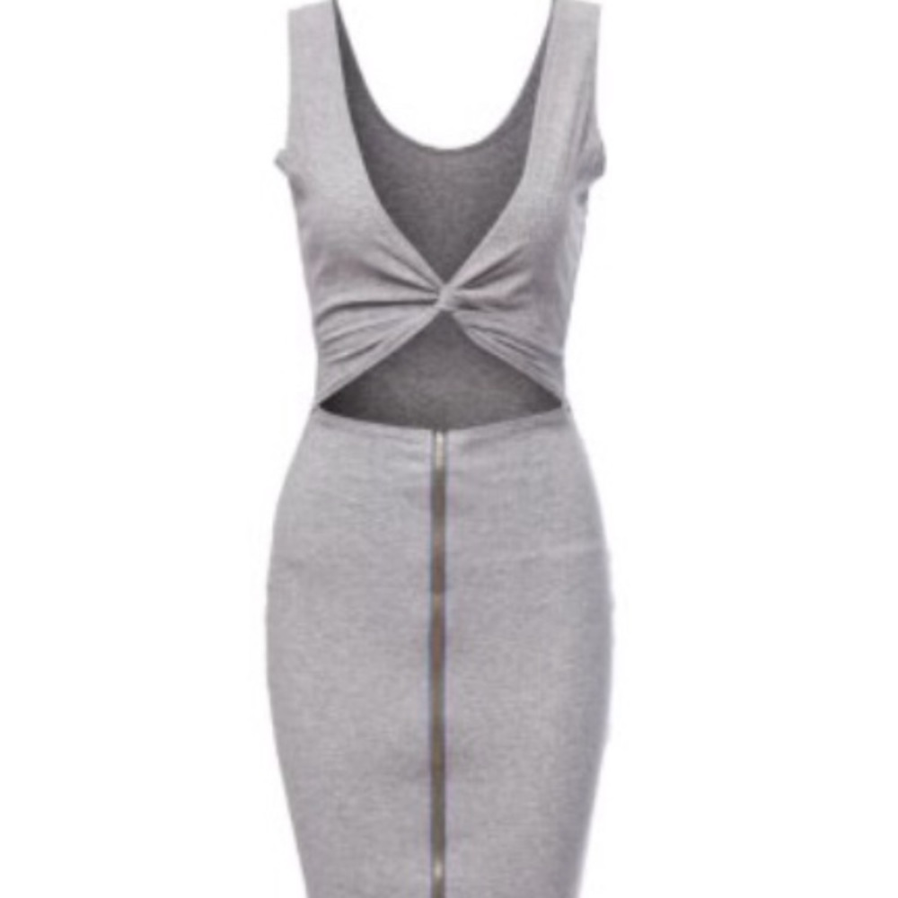 Reversible ribbed dress - Picture 2 of 5